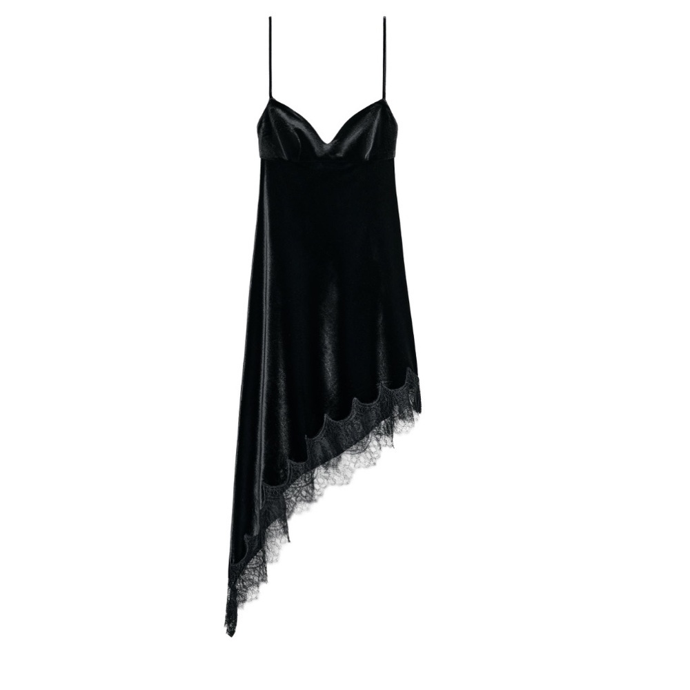 TREND NEW ! ZARA VIRAL VELVET LACE DRESS 
🚨FIRM PRICE NO DISCOUNT ON THIS DRESS - Picture 14 of 15